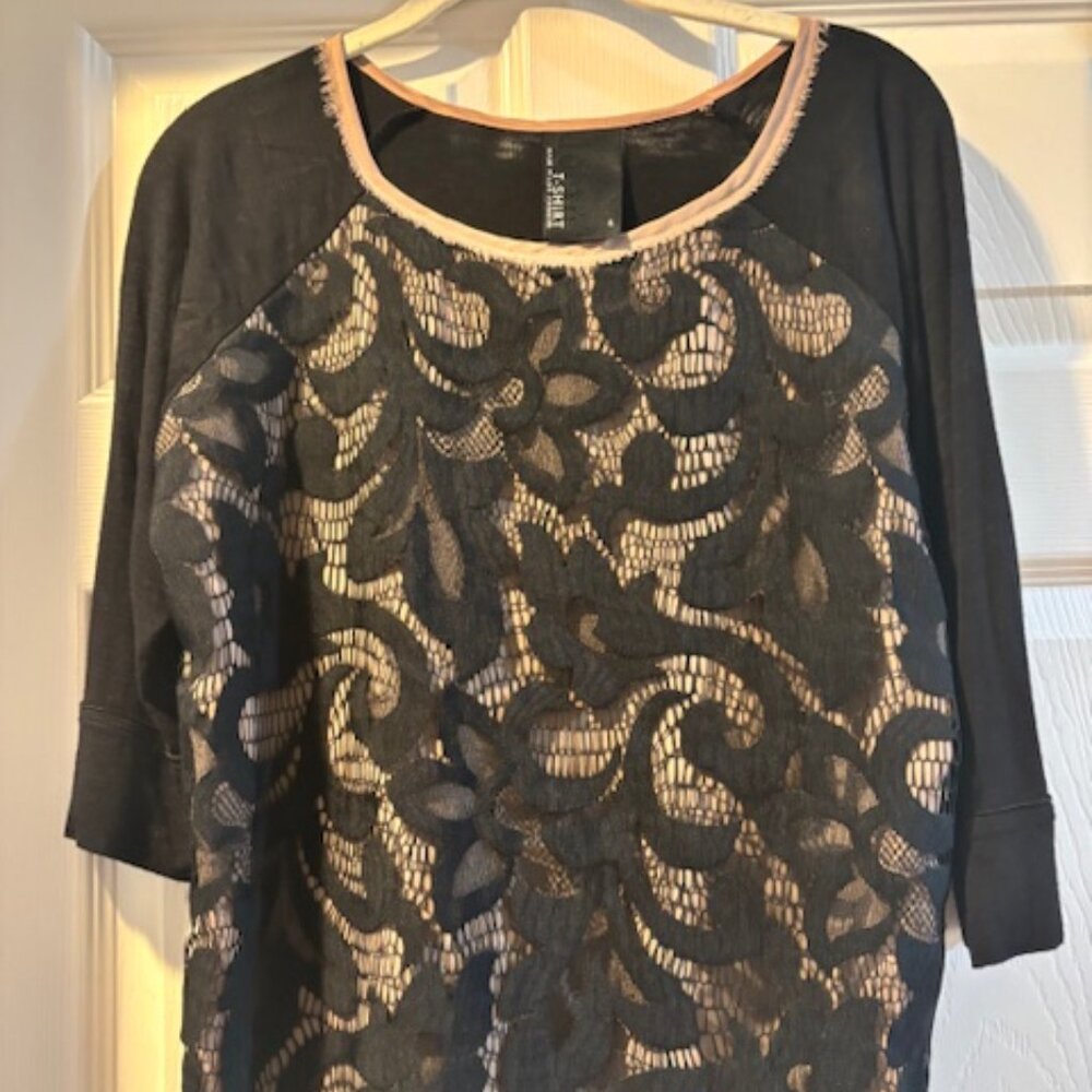 Dolan Los Angeles Lace Overlay top